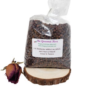 1 lb ORGANIC WHOLE ALLSPICE Jamaican Spice Gourmet Culinary Food Grade Bulk Wholesale Baking Dessert Cooking Jamaica Pepper Potpourri 8oz