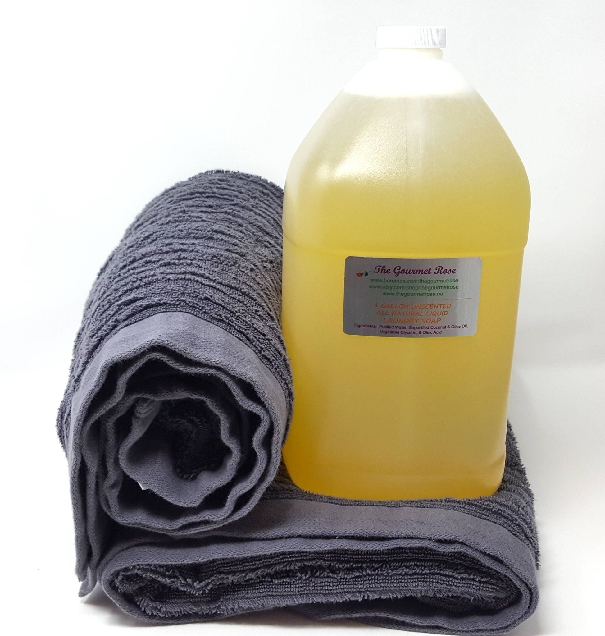 1 Gallon Natural LAUNDRY SOAP Unscented All Purpose Glycerin Etsy