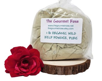 1 lb ORGANIC KELP POWDER Seaweed Wild Sea Moss Culinary Grade Pure Natural Face Facial Mask Bath Body Wrap Spa Mud Mineral Wholesale 16 oz