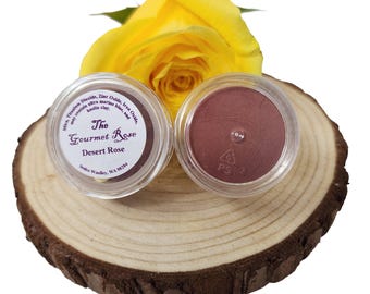 DESERT ROSE BLUSH Rubor Rouge Claro Medio Bronceado Oscuro Profundo Tonos de piel Minerales Maquillaje mineral 100% natural Frasco de 10 gramos 3 gramos por peso