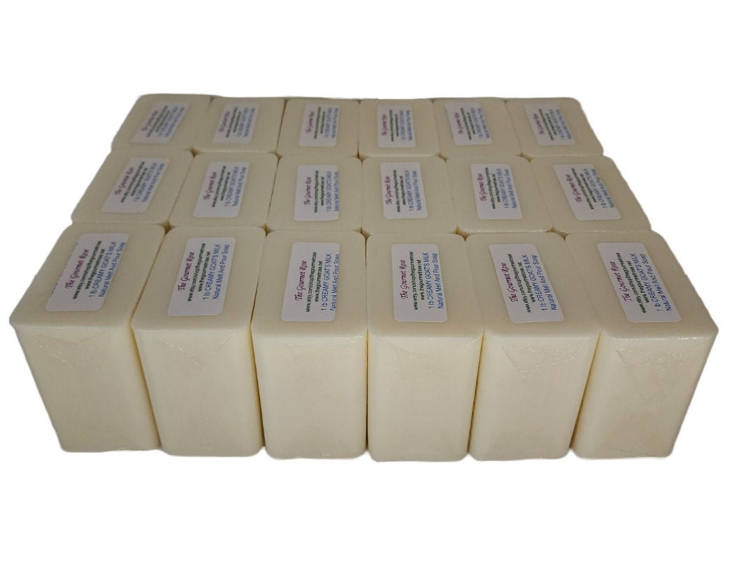 Skin Said Yes 5 lb Goats Milk Soap Base - SLS/SLES Free, No Palm Oil, Bulk Goat Milk Melt and Pour Natural Soap Base for Soap Making Organic, Soap