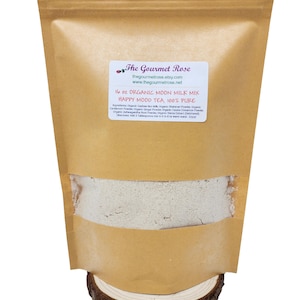 1 lb ORGANIC MOON MILK Mood Tea Powder Certified Kosher Vegan Health Drink Cashew Nut Milk Ashwagandha Root Ginger Shatavari Bulk Wholesale