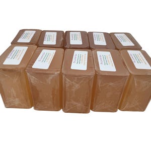 10 lb HONEY SOAP BASE Melt and Pour Grade A Glycerin Base Glycerine 100% All Natural Pure Wholesale Bulk sls Free No Detergent Biodegradable