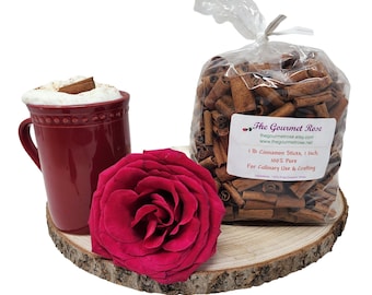 Palitos de canela de 1 pulgada, guirnaldas de casia para decorar, pequeños sobres de popurrí culinario, ponche de huevo, sidra, chocolate caliente, té, café, Pho, venta al por mayor, 1 libra