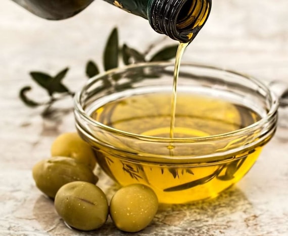 ORGANIC OLIVE OIL 8 Oz or 16 Oz Pure Food Grade Facial Face Massage Carrier  Oil Makeup Skin Care Lip Balm Soap Lotion Supply Wholesale Bulk 