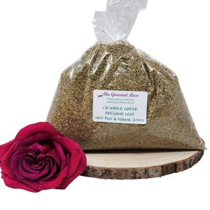 1 lb GREEK OREGANO CUT Leaf Mediterranean Greece Certified Kosher Wildcrafted Dried Dry Culinary Seasoning True Herb Spice Bulk Wholesale