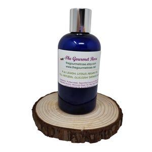 8 Unzen ARGAN BODY WASH Zitrone Zitrus Limette ätherisches Öl Marokkanisches Öl Luxus Duschgel 100% Ganz natürliche Glycerin Seife Bad Körperreiniger