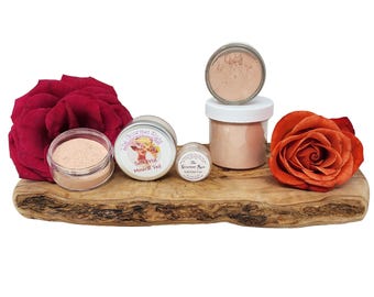 SOFT PETAL VEIL Setting Finishing Powder Mineral Light Medium Kühl Matt Glanz Ölkontrolle Natürliche Make-up-Probe 1 oz Nachfüllung