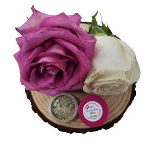 SOMBRA DE OJOS VERDE MUSGO Polvo Delineador de ojos Minerales para todo tipo de piel Maquillaje mineral orgánico 100 % natural Frasco de 5 gramos de volumen 1,5 gramos de peso imagen 2