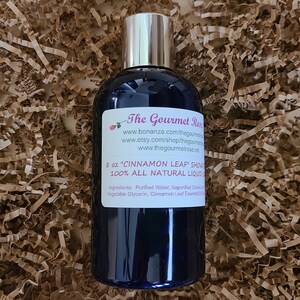 8 oz SHOWER GEL CUSTOM All Natural Body Wash Liquid Soap Cleanser Vegan Eucalyptus Tea Tree Lavender Orange Lemon Grapefruit Lime Peppermint