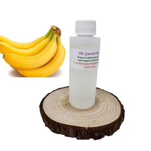 BANANA DUFTÖL Realistische Lebensmittel Raumduft Cp Kalt Warm Prozess schmelzen und gießen Glycerin Seife Körper Sojawachs Kerze Phthalatfrei 1 Unze 4 Unze