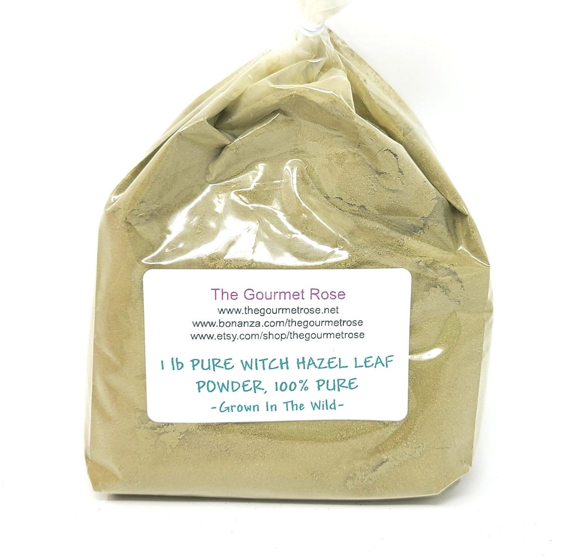 Astringent Tea 1 Lb ORGANIC WITCH HAZEL Leaf Powder Extract Pure Wild Grown ...