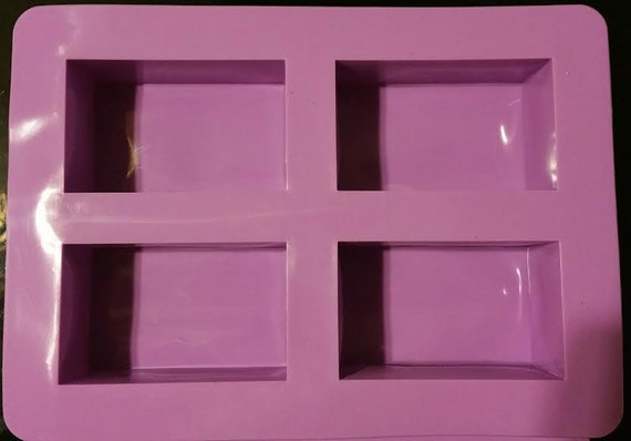 4 Cavity Silicone Rectangle Mold