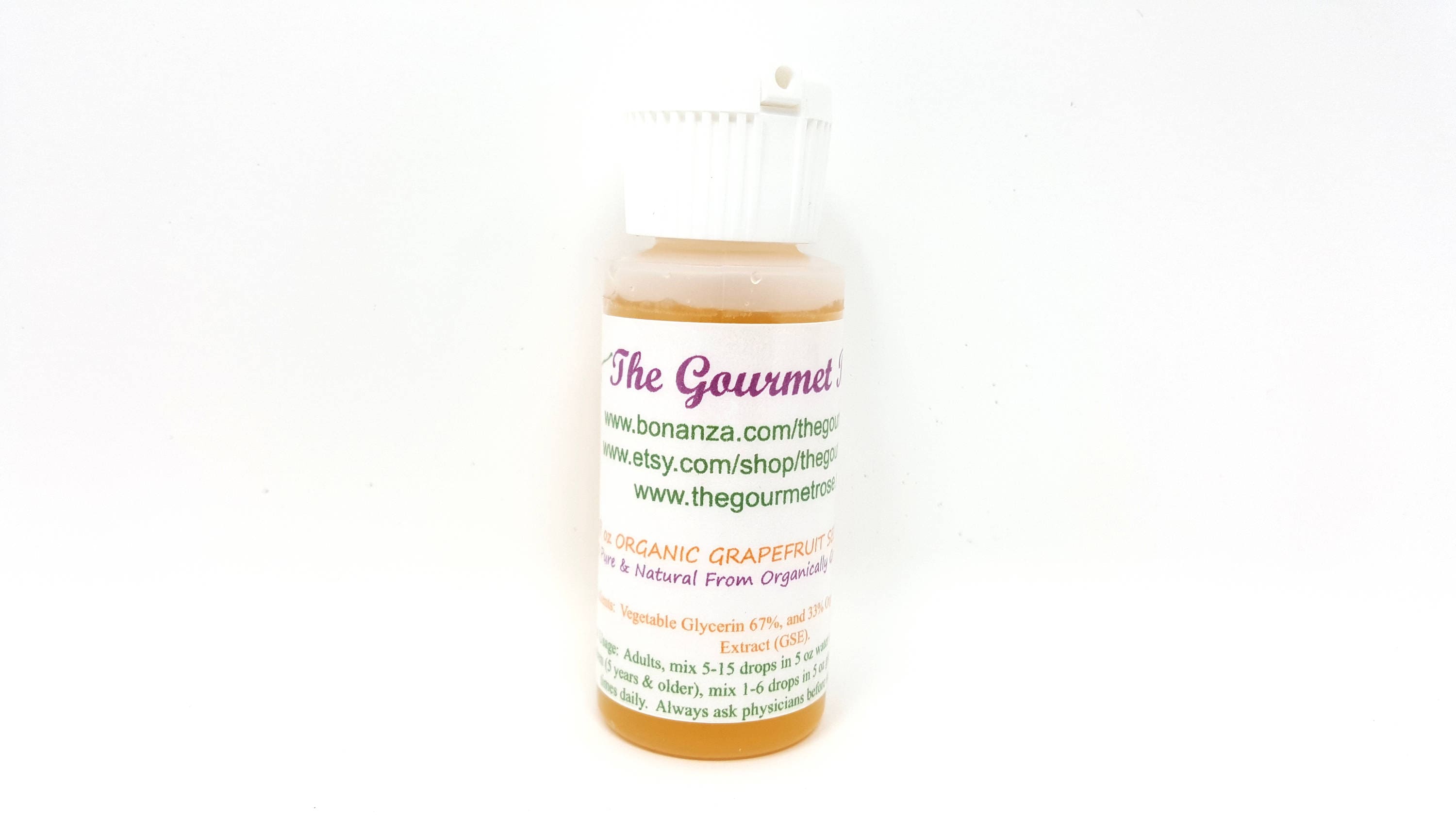 1 Oz Organic Grapefruit Seed Extract Citricidal 100 Natural Health