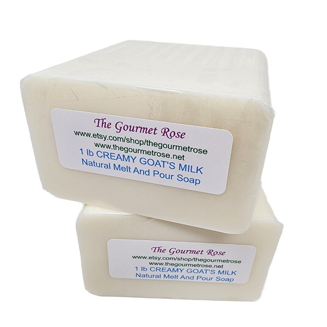 Essencetics 2 lb Goats Milk Soap Base for Soap Making Melt and Pour Soap Base Natural Goat Milk White Soap Base, Goat Milk Soap Base, Size: 2 lbs