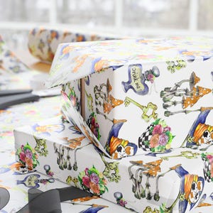 Pirate Wrapping Paper For Kids Birthday Gifts, Nautical Skull Gift Wrap With Treasure Map Style, Fun Pirate Party Favor Wrap