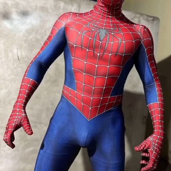 Spiderman Costume Adult Etsy