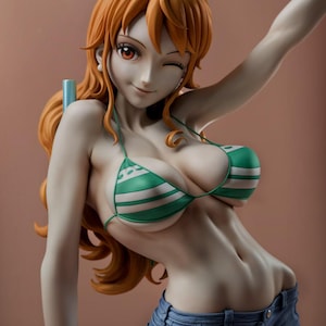 Unpainted Sexy Pirates Girl 12K Resin Model Kit – Customizable Pirate Figurine – High-Quality Collectible