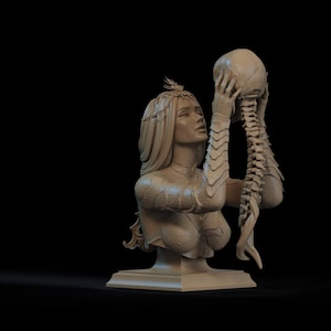 Orin Bust 12K Resin Kit - Unpainted for DIY Painting - Premium Quality Collectible