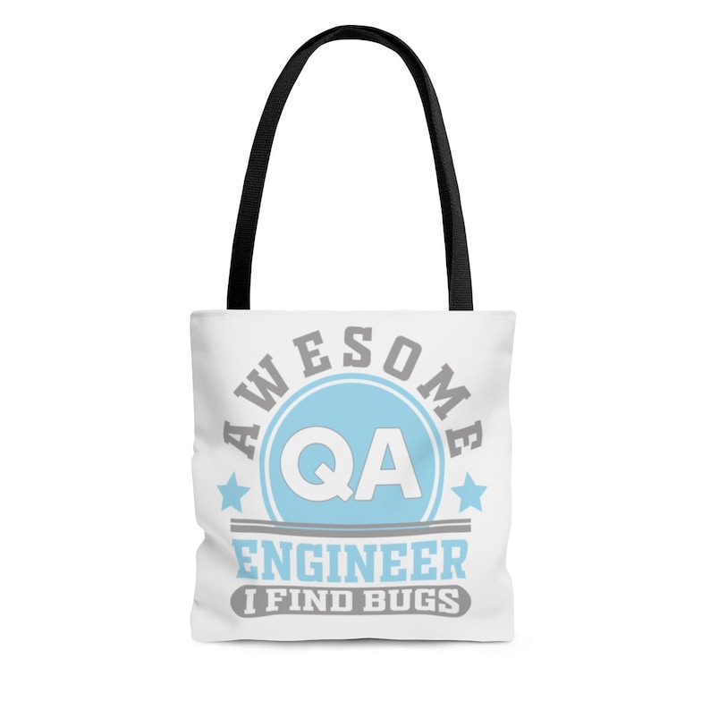 - Purse Tote Bag Laptop Bag Awesome QA Engineer Technology 3 Sizes