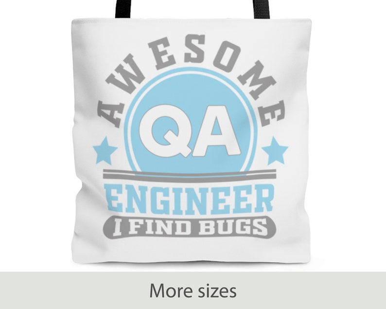 - Purse Tote Bag Laptop Bag Awesome QA Engineer Technology 3 Sizes