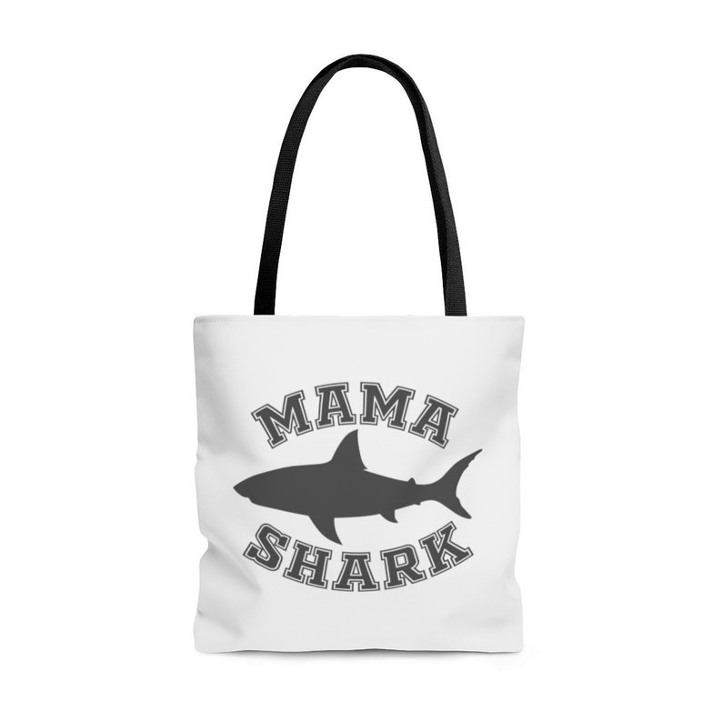 3 Sizes Mama Shark Tote Bag