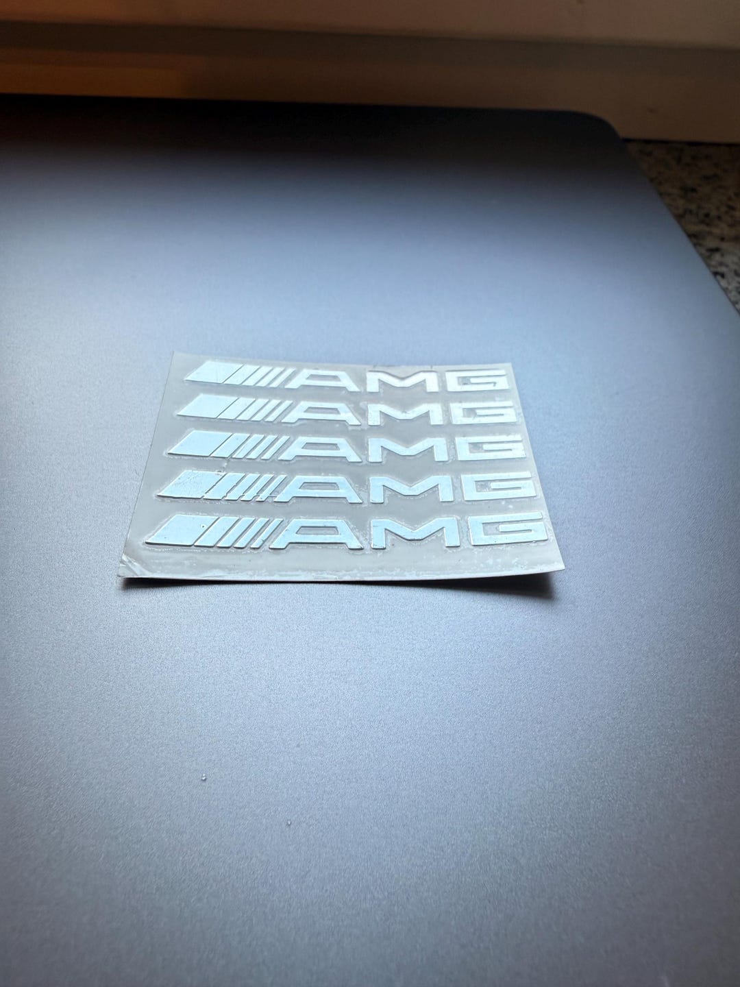 5x AMG Sticker Emblem Logo Sticker Mercedes - Chrome - Etsy