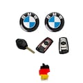 2x BMW key logo emblem 11 mm epoxy self-adhesive key sticker product logo