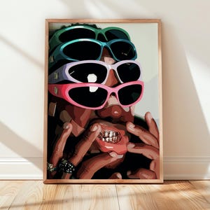 Black man art, Black fashion art, Black woman art, black girl wall art, Black woman wall art, Black art print, Black art canvas, Urban art