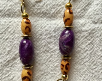 Royal Purple earrings