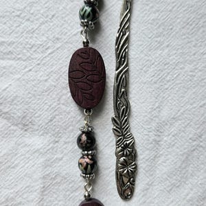 Hummingbird Florals handmade bookmark