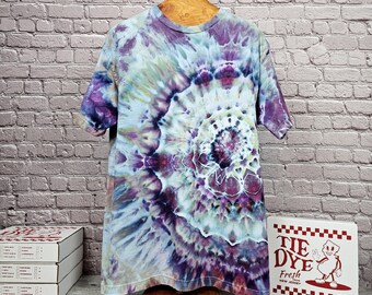 Large Tall - Tie Dye Hanes Beefy-T Shirt - Hand-Dyed Heavyweight Cotton Tee