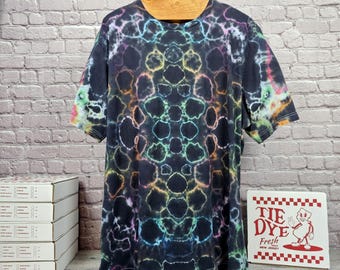 4XL Handmade Tie-Dye Crew Neck Tee - Unisex Bella + Canvas 3001 - Fun Gift Box