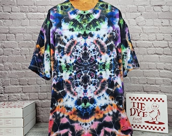 3XL Tall Tie-Dye Hanes Beefy-T Shirt - Hand-Dyed Heavyweight Cotton Tee