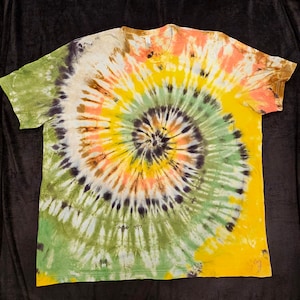 Tie dye Tshirt Pizza Box Tie Dye size 3X image 1