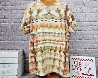 2XL Tie-Dye Crew Neck Tee: Unisex Bella + Canvas 3001 Shirt