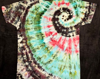 Tie dye Tshirt Pizza Box Tie Dye size L