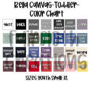 Tabla de colores de manga corta Bella Toddler