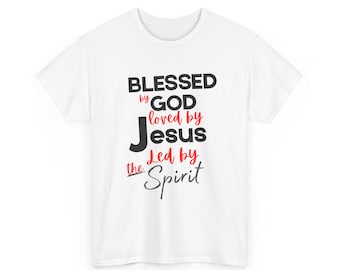 Blessed by God Unisex Heavy Cotton Tee, Inspirational Christian T-Shirt, Faith-Based Gift, Religious Apparel, Spiritual Lifestyle [...]