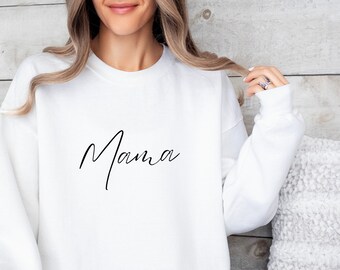 Mama Sweatshirt, mama jumper, mama shirt, gift for mom, gift for mum, mama sweat shirt, pregnancy announcement, new mom gift, new mum gift
