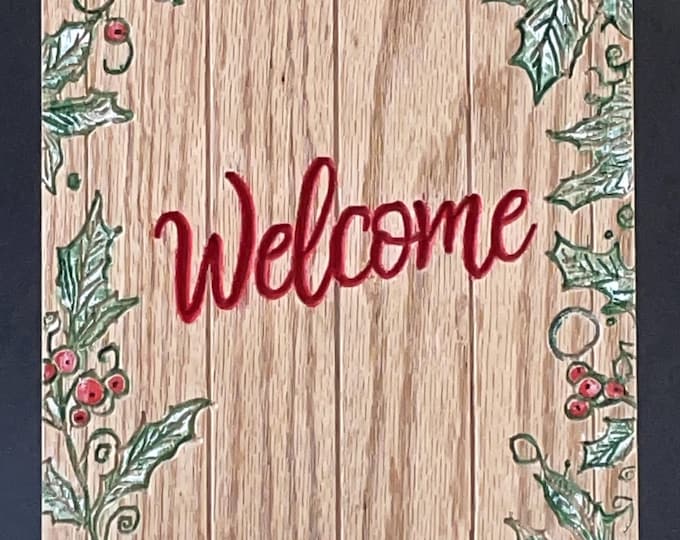 Holiday Welcome Sign