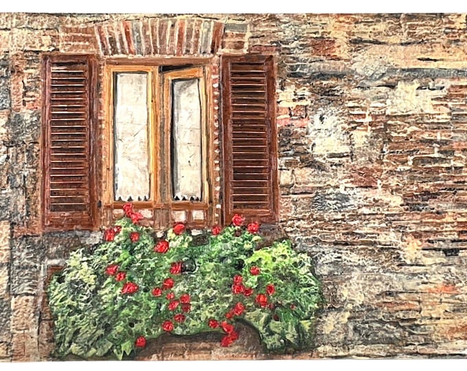 Wood Carved Art - San Gimignano