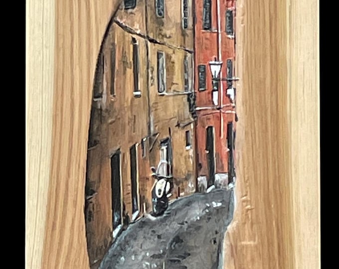 Wood Carved Art - Vespa