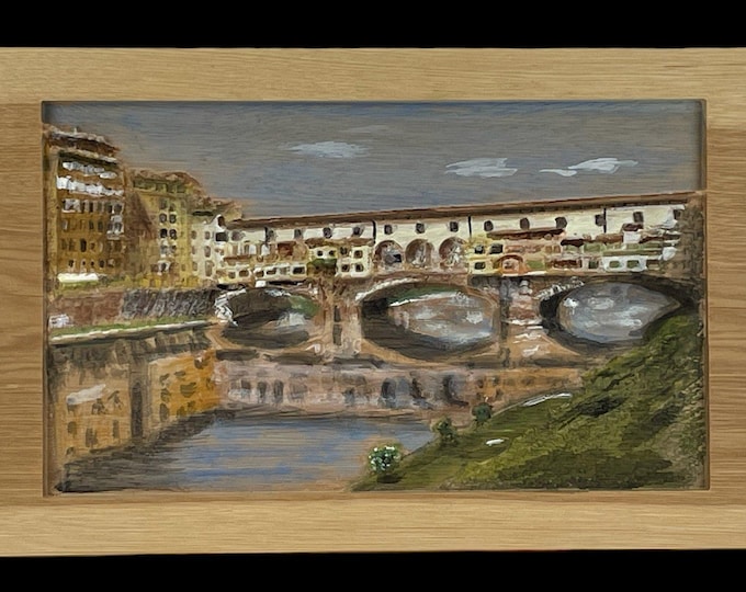Wood Carved Art - Ponte Vecchio