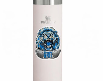 Detroit Lions Hand painted Vinyl waterproof Grit sticker