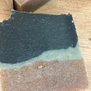 Mechanics soap; vegan, palm oil free walnut shells, pumice, charcoal mechanic gardeners soap bar