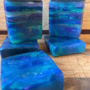 Northern lights  aurora borealis Citrus mint soap bar
