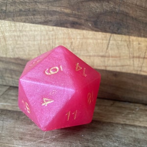 D20 dice shaped glycerine soap: great stocking stuffer for d & d fans, nerd soap