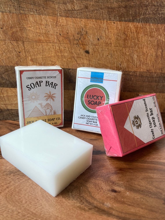 Candy Cigarette Scented Soap Bar Super Cute Stocking Stuffer or Gag Gift,  Funny Gift