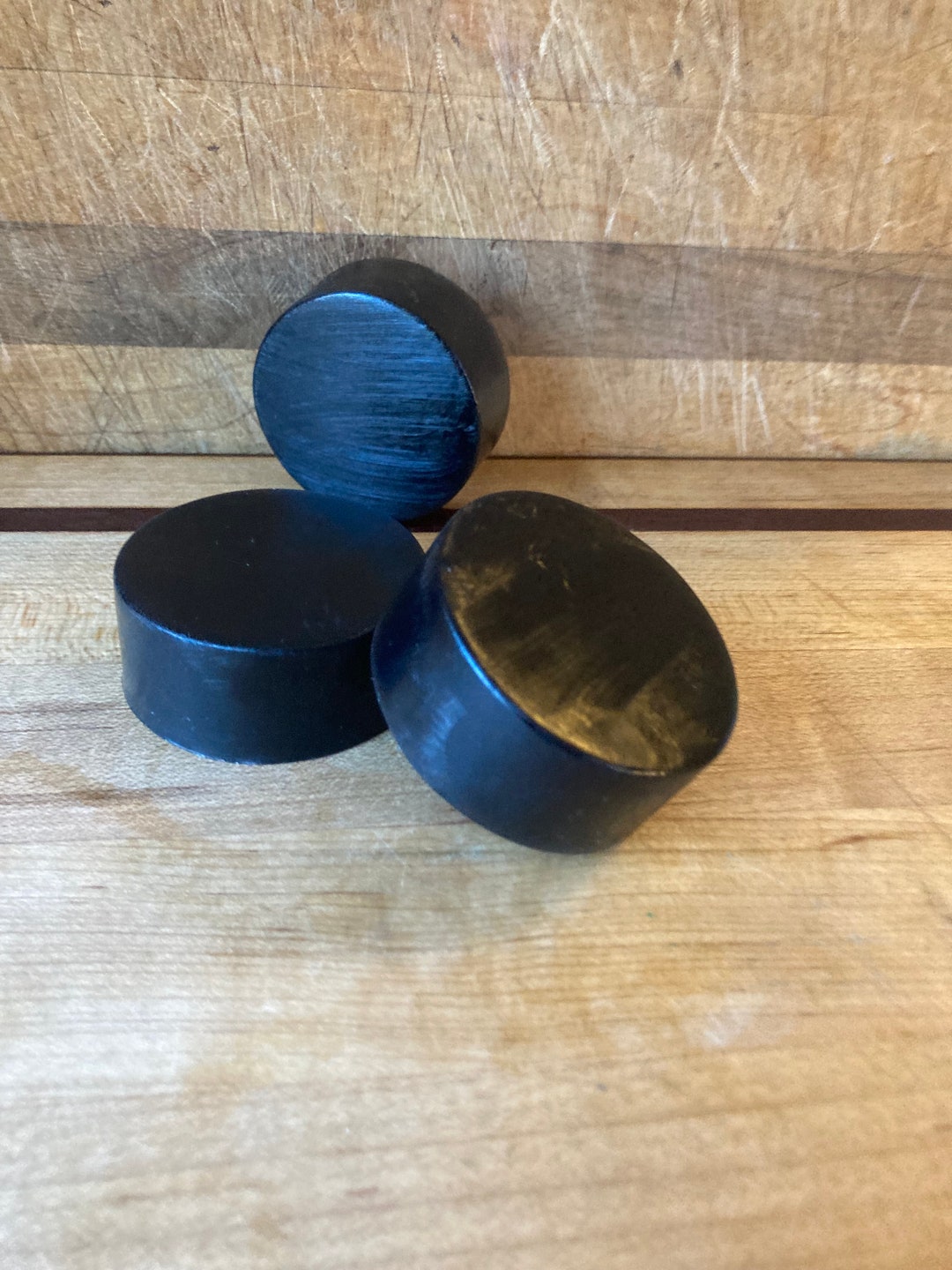 Mini Hockey Puck Inspired Soap Bar in the Scent of Your Choice. Great